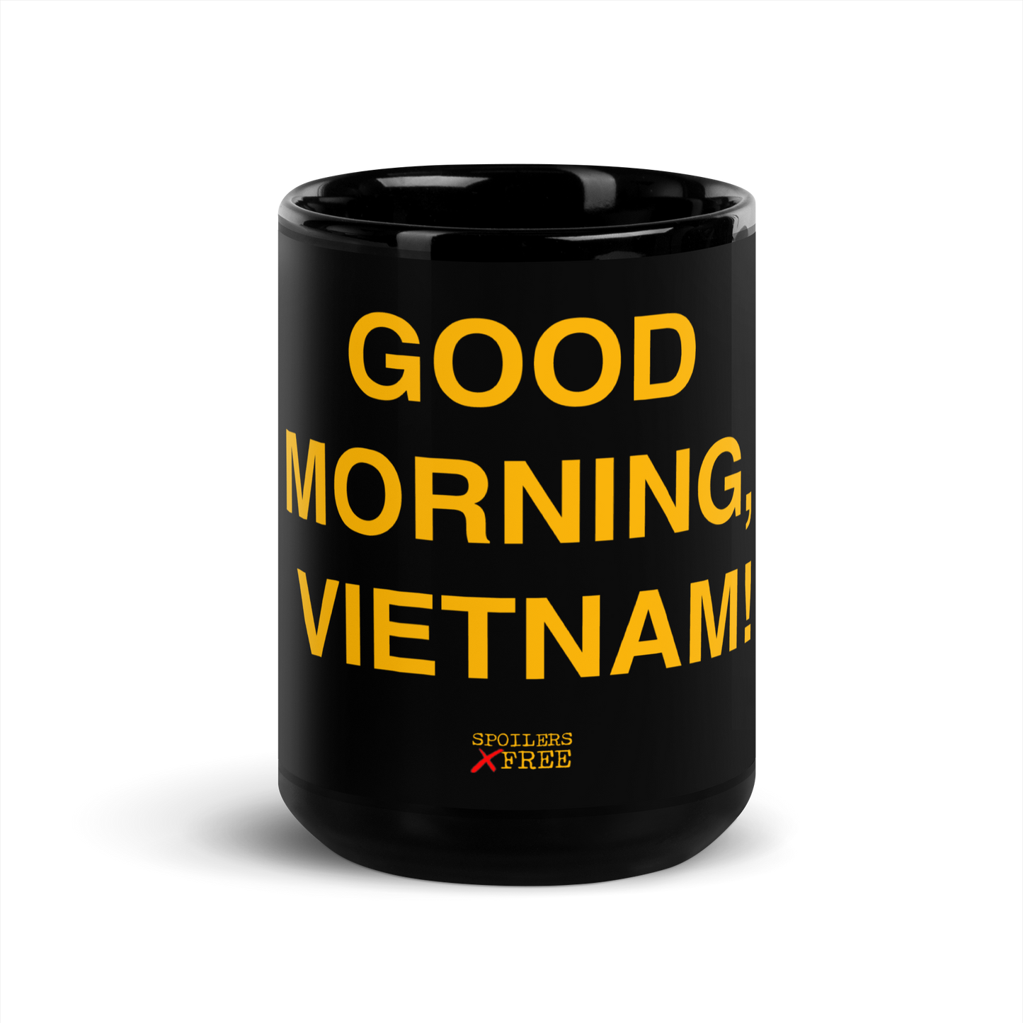 Good Morning, Vietnam! Black Glossy Mug