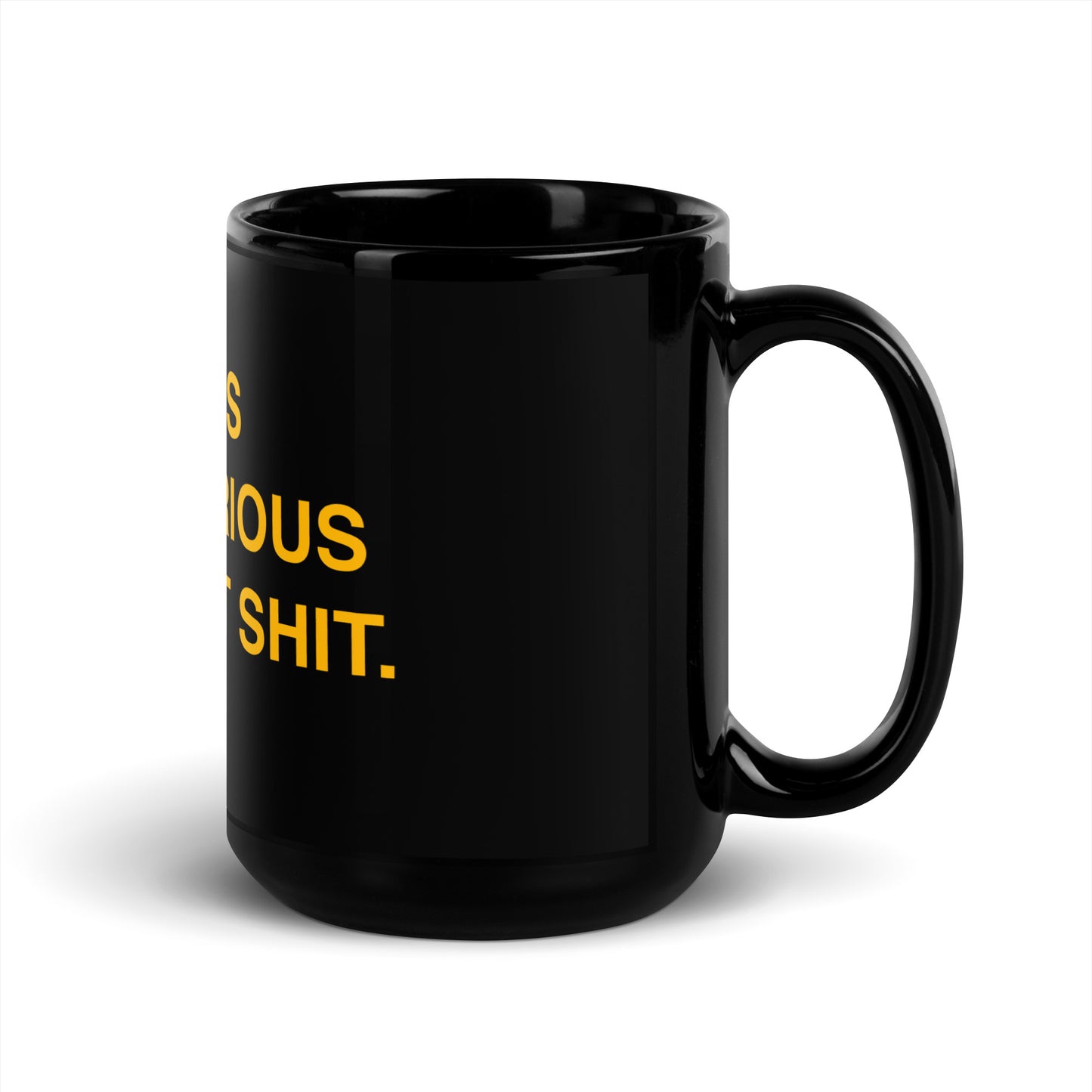 Pulp Fiction Black Glossy Mug