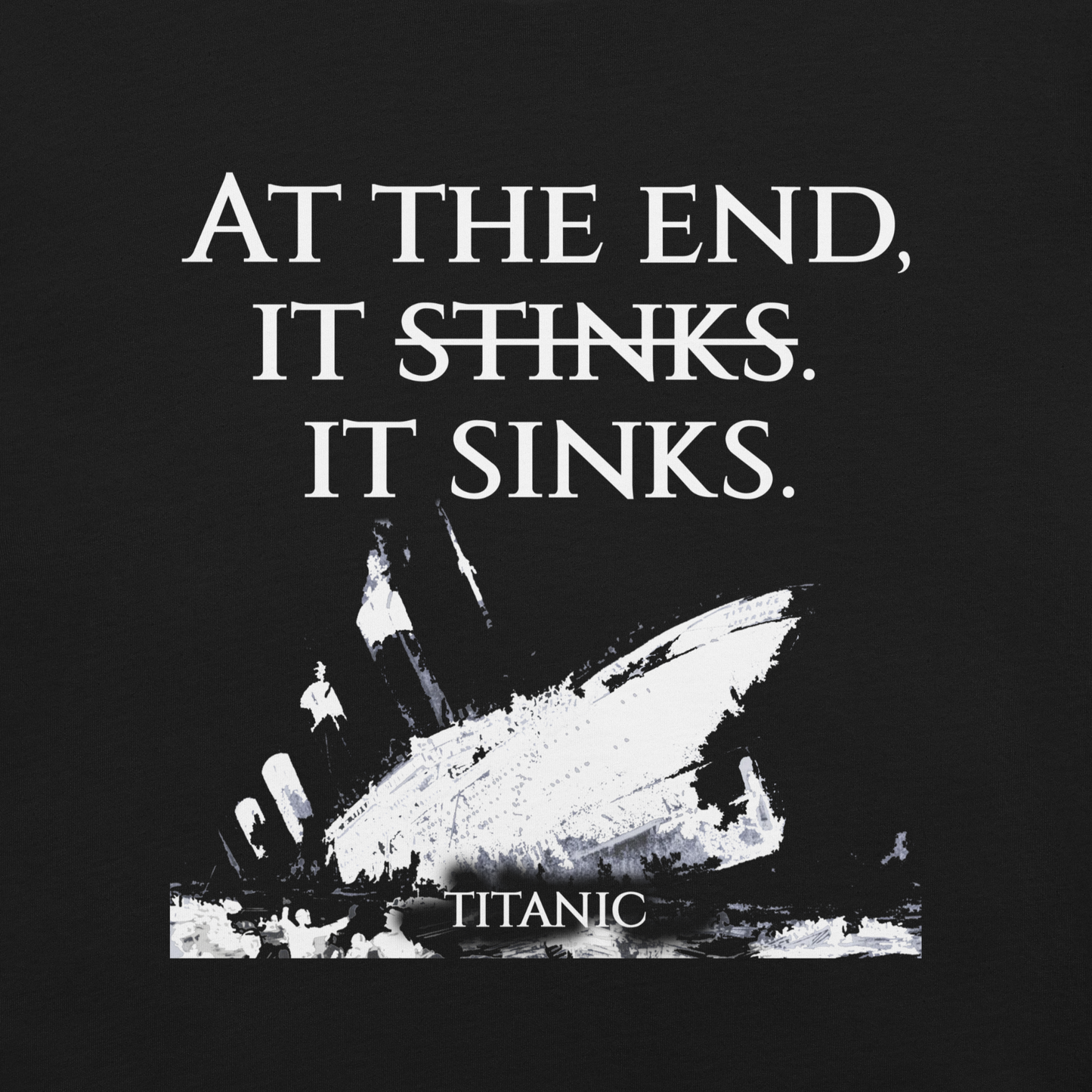 Titanic "Spoiler" Unisex t-shirt