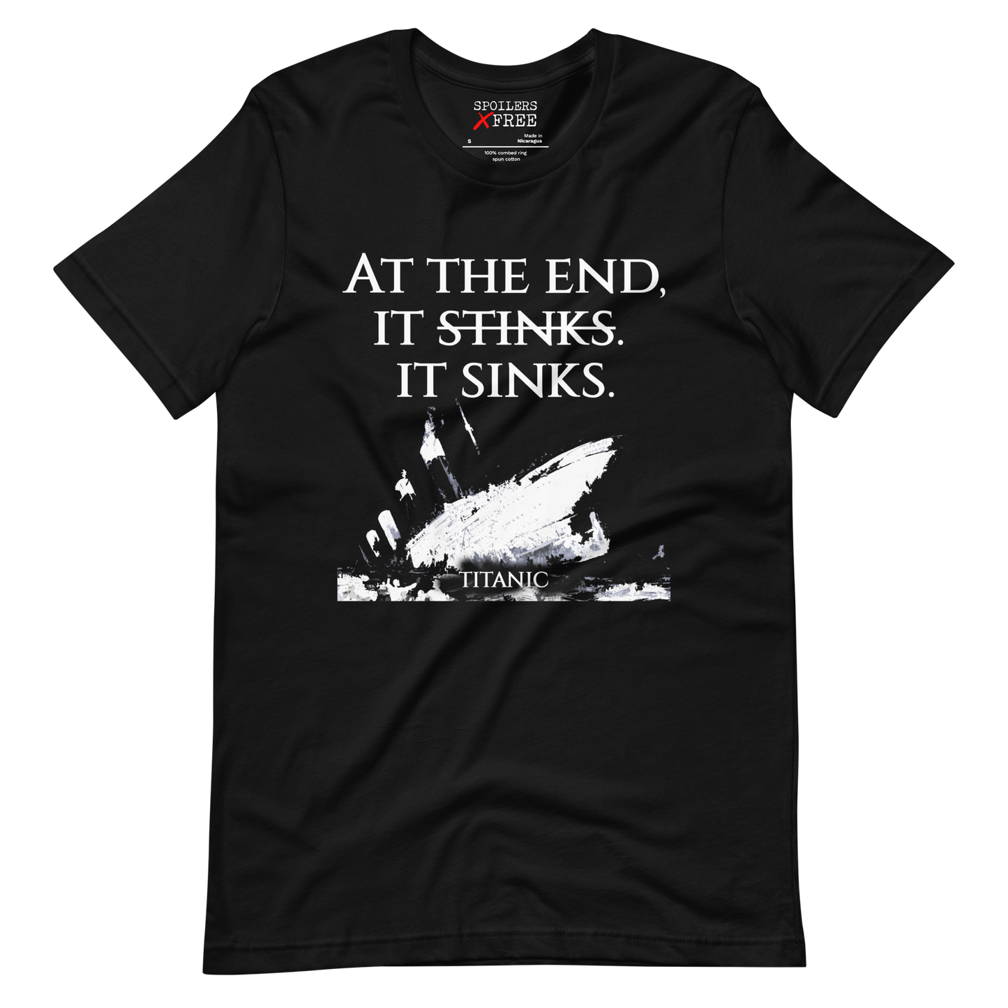 Titanic "Spoiler" Unisex t-shirt