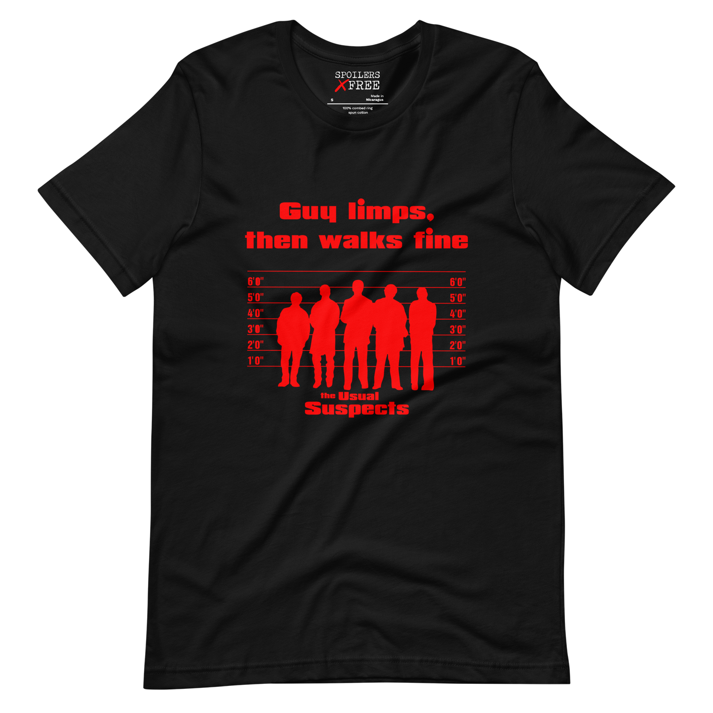 The Usual Suspects Spoiler Unisex t-shirt