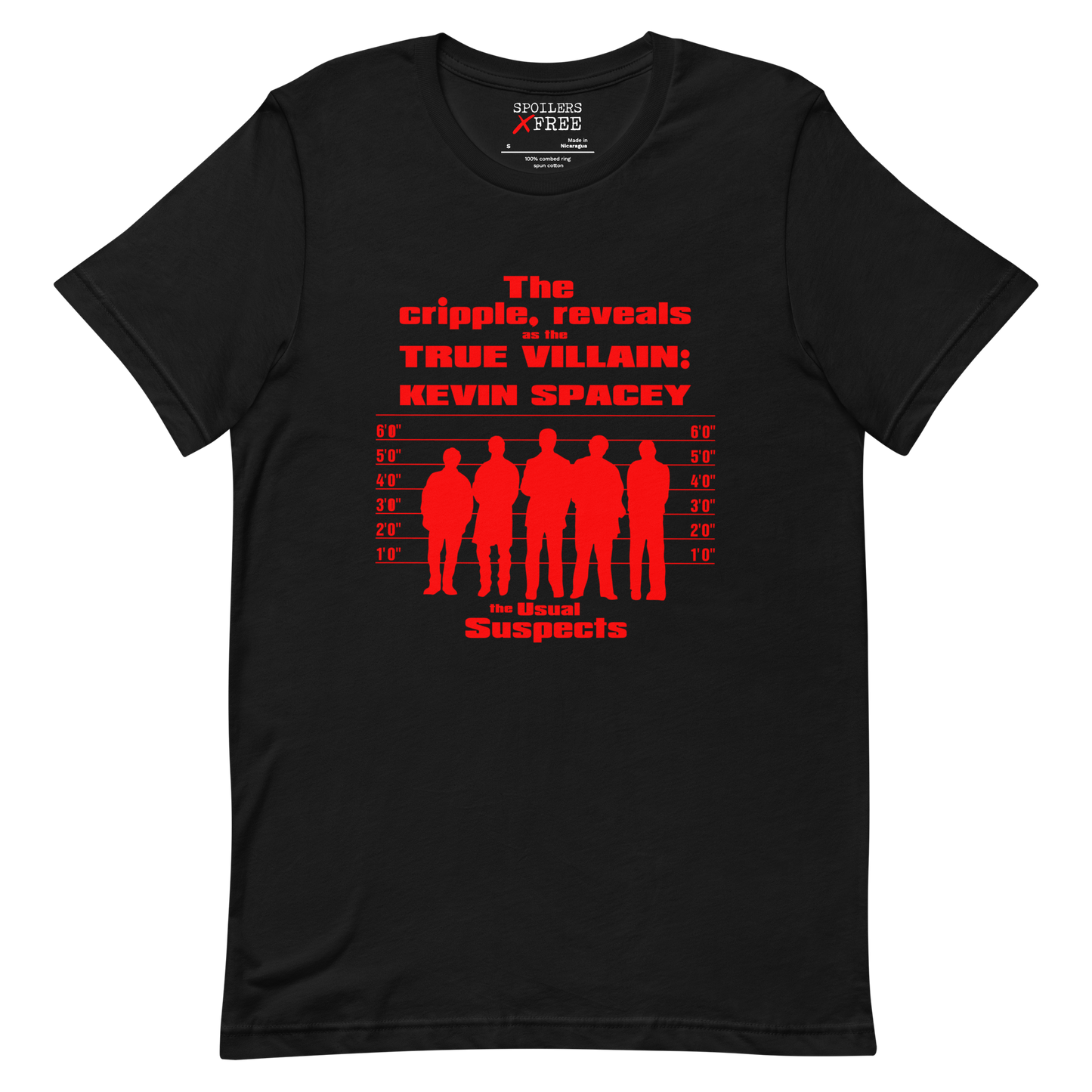 The Usual Suspects Spoiler Unisex t-shirt