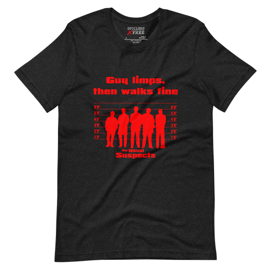 The Usual Suspects Spoiler Unisex t-shirt