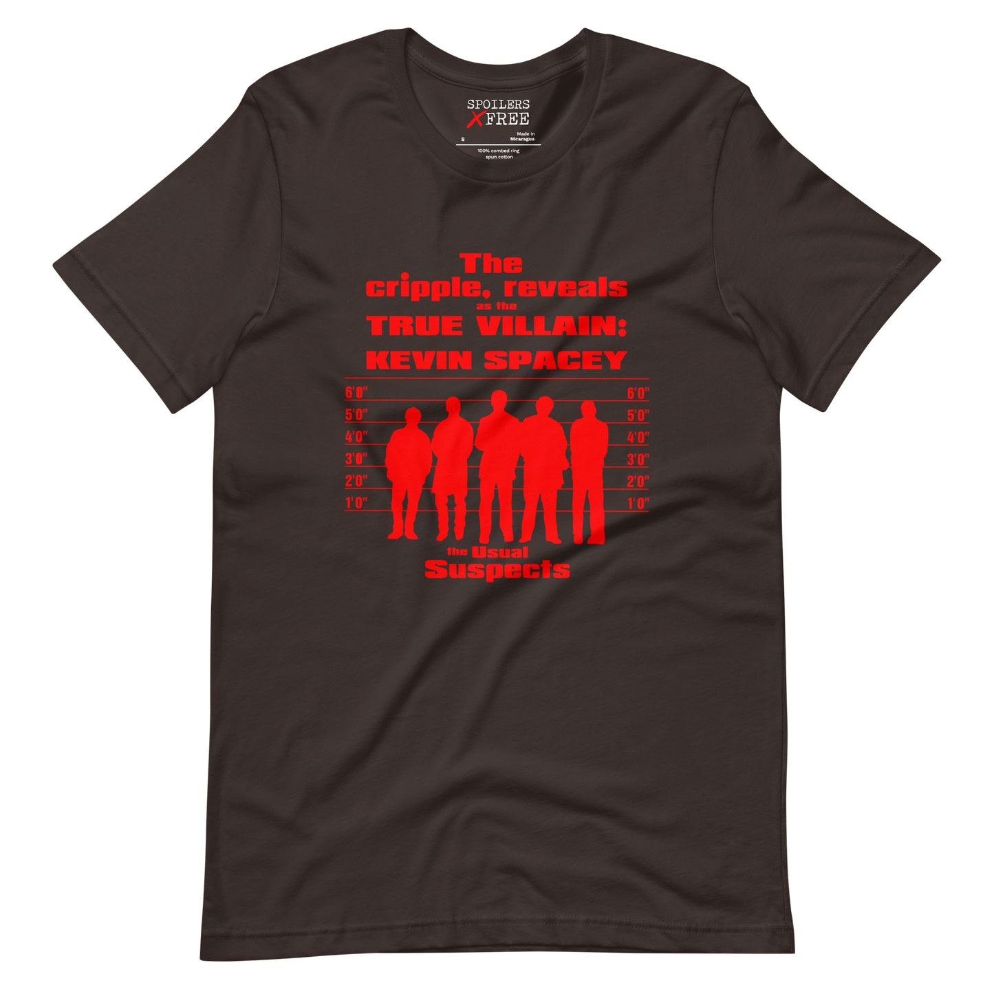 The Usual Suspects Spoiler Unisex t-shirt