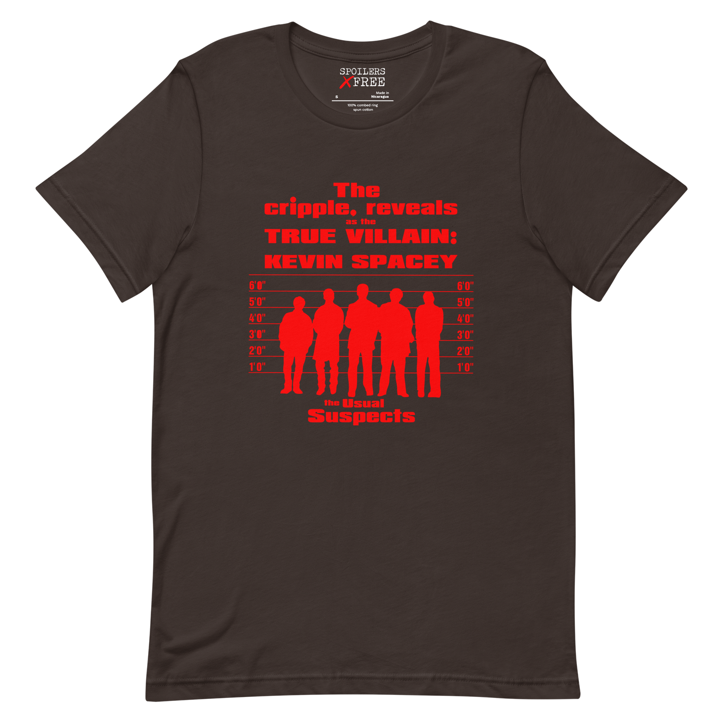 The Usual Suspects Spoiler Unisex t-shirt