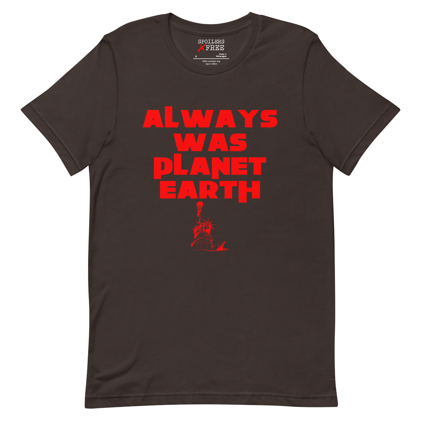 Planet of the Apes Spoiler Unisex t-shirt