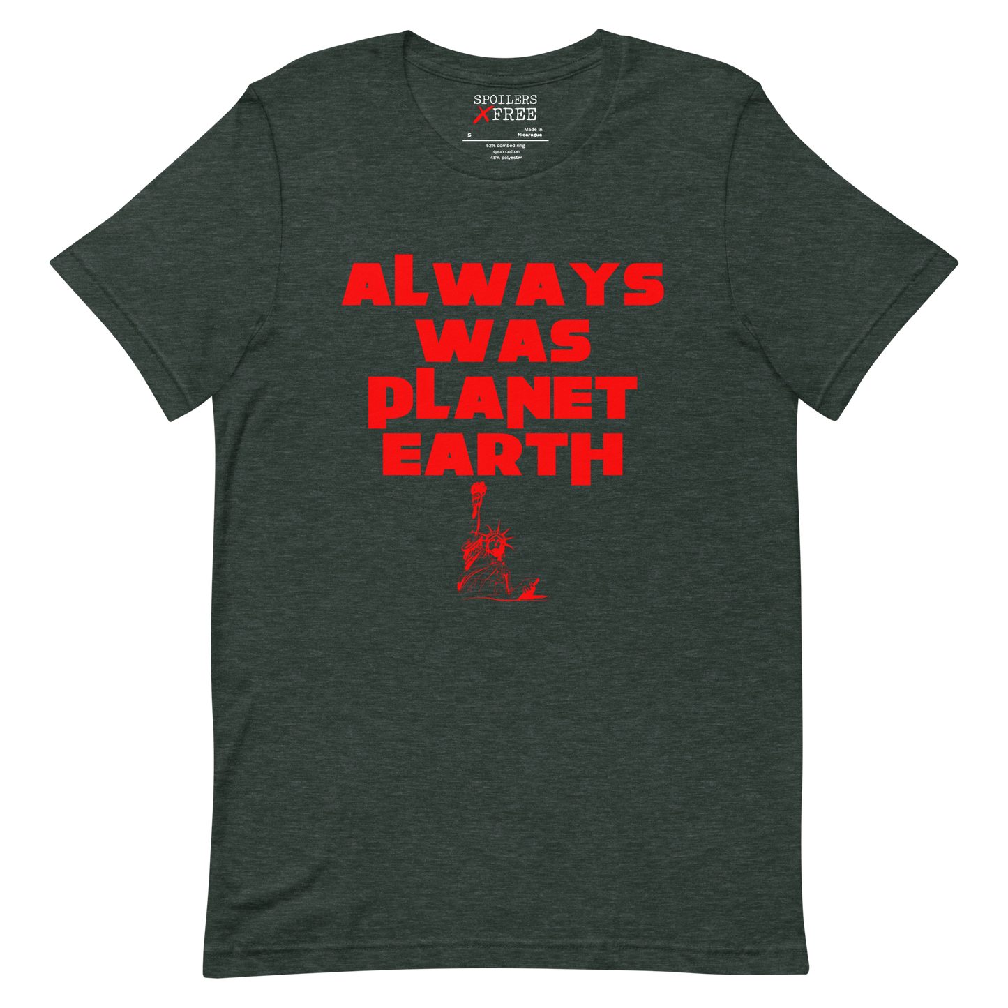 Planet of the Apes Spoiler Unisex t-shirt