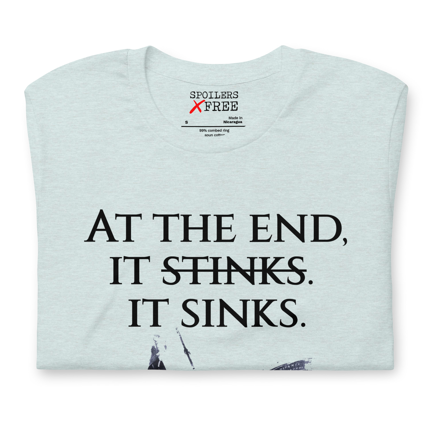 Titanic "Spoiler" Unisex t-shirt