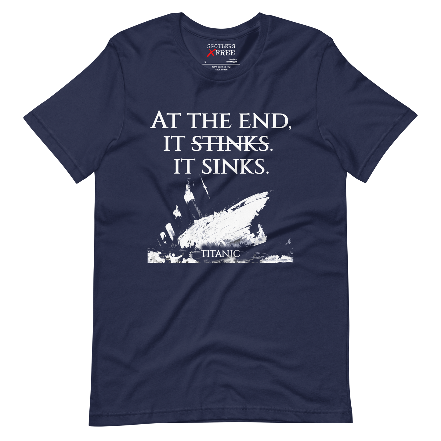 Titanic "Spoiler" Unisex t-shirt