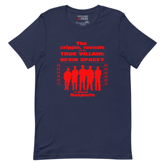 The Usual Suspects Spoiler Unisex t-shirt