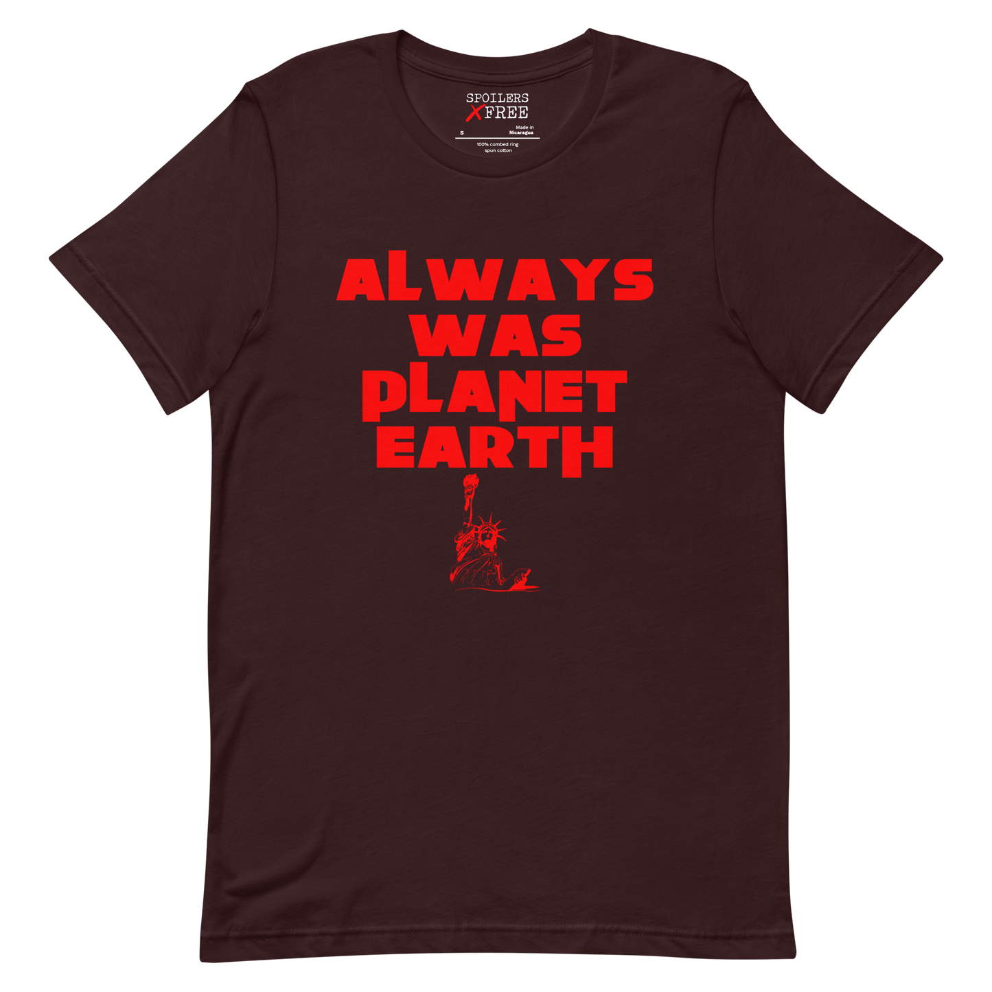 Planet of the Apes Spoiler Unisex t-shirt