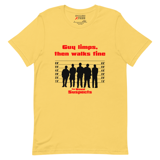 The Usual Suspects Spoiler Unisex t-shirt